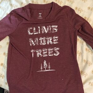 Boys long sleeved “Climb More Trees” tee. Size 4/5